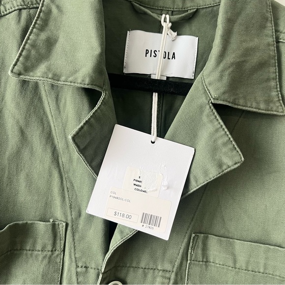 NEW Woman’s Pistola Parker Romper Olive Green Size Small - Picture 4 of 5